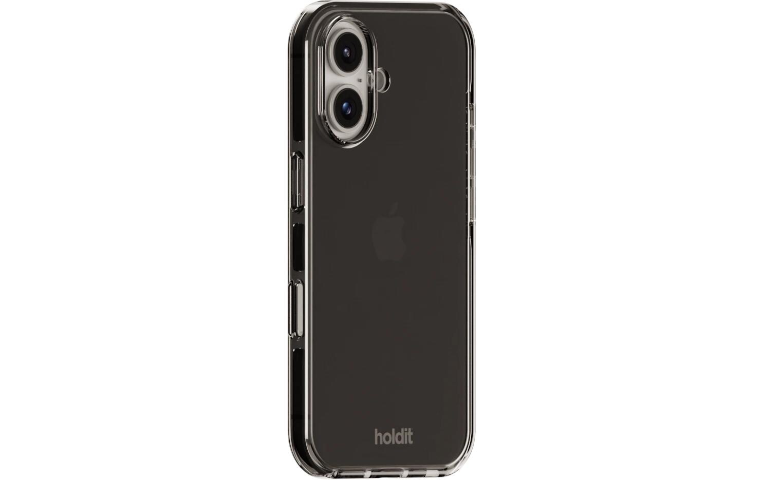 Back Cover Seethru iPhone 16 Plus SchwarzSchutzhülle für das Apple iPhone 16 Plus