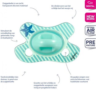 Difrax Fopspeen Dental Newborn 1ST
