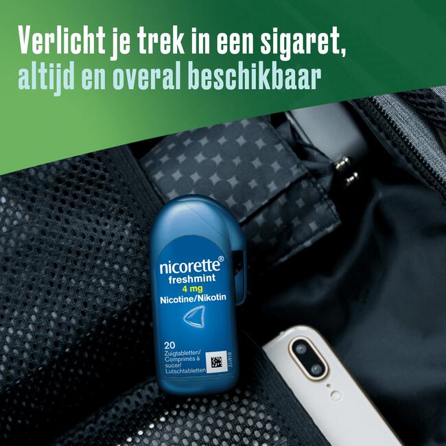 Nicorette Freshmint Zuigtabletten 4mg 80