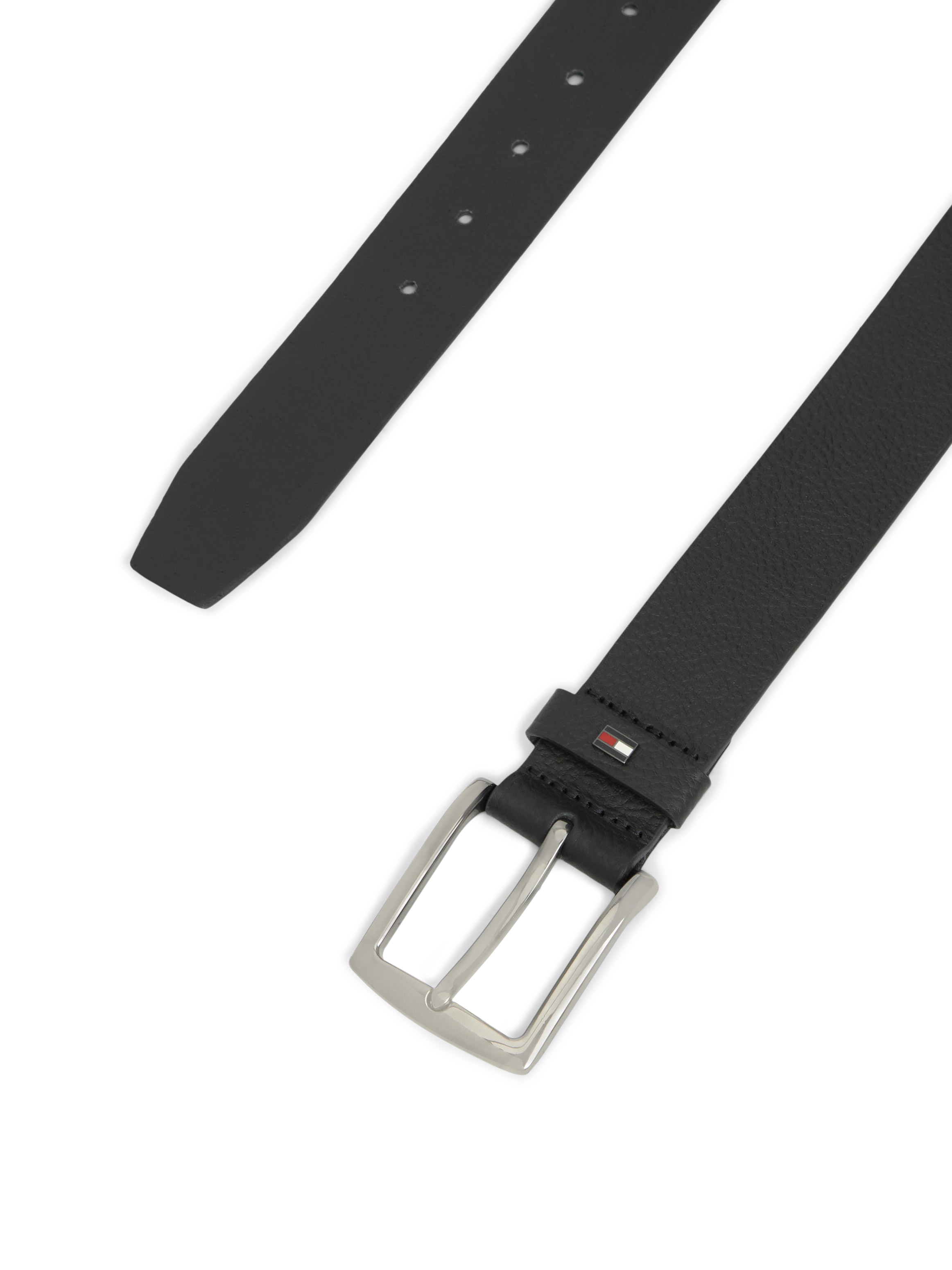 Tommy Hilfiger Ledergürtel »DENTON PEBBLE 4.0 cm breit« aus Narbenleder