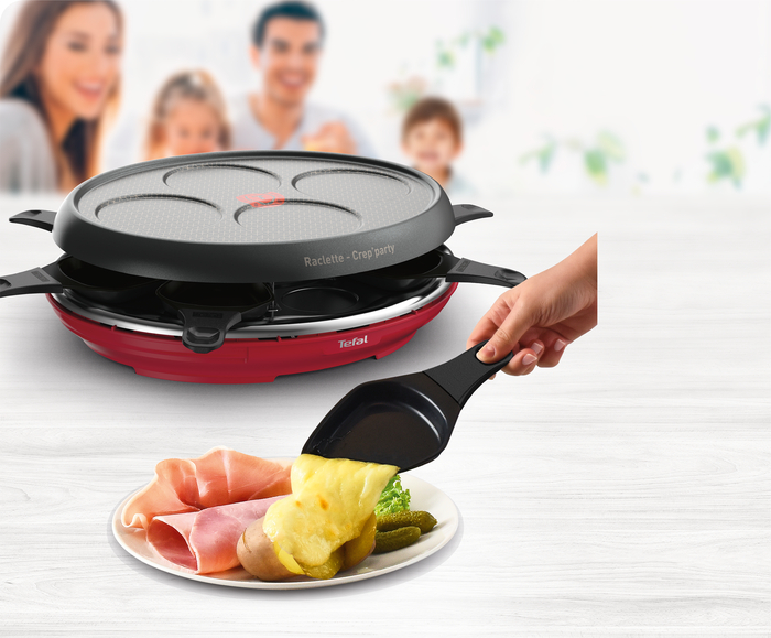 COLORMANIA 8 coupelles rouge plaque crep'party