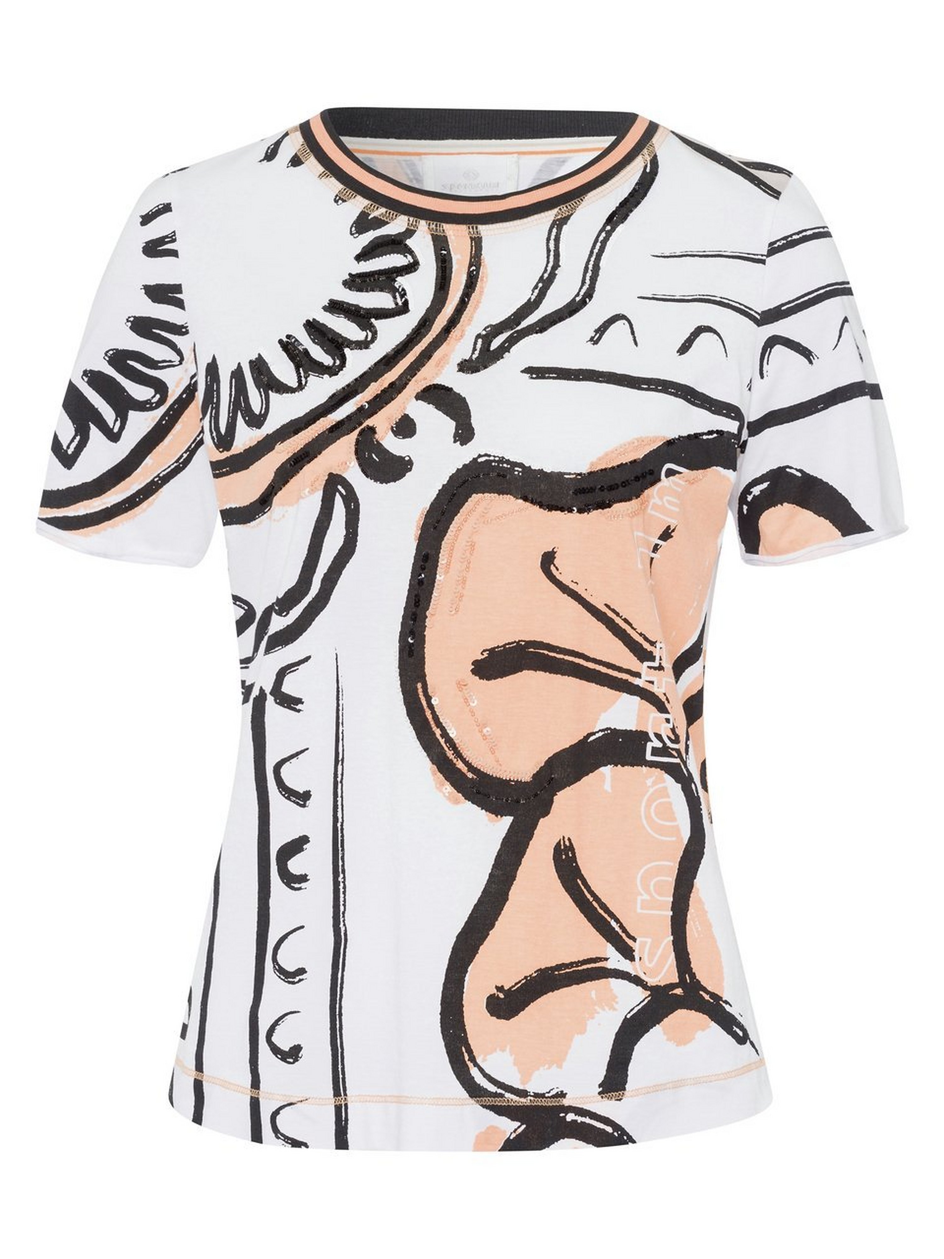 Rundhals-Shirt