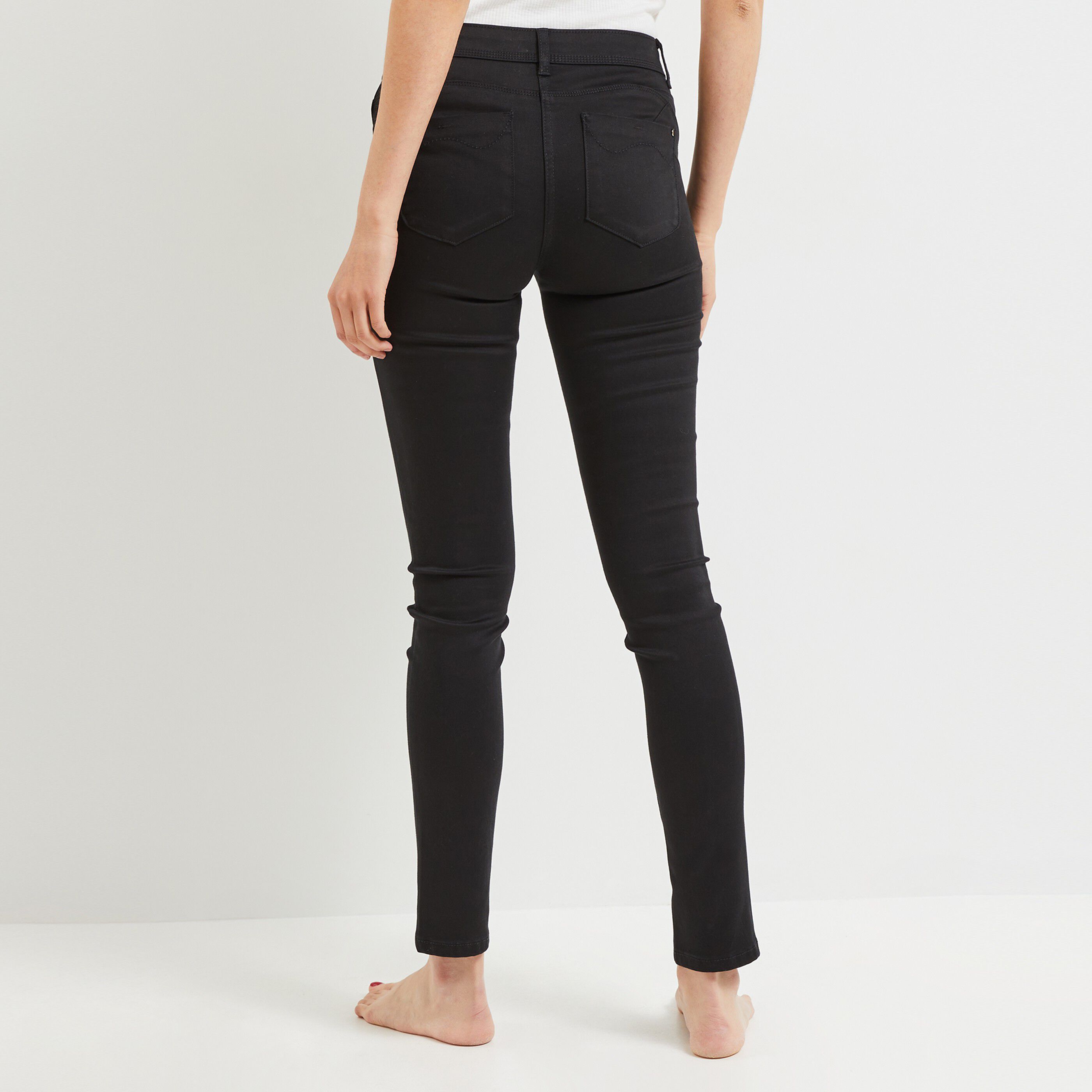 Jean slim push up RIO femme - BLACK