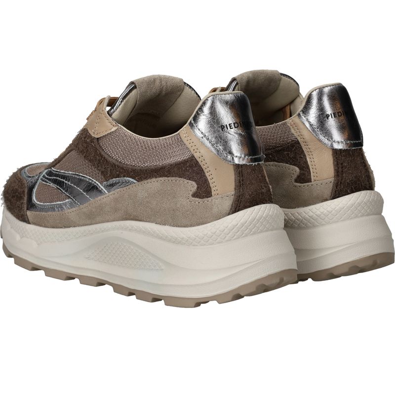 Piedi Nudi Sneakers Beige Dames