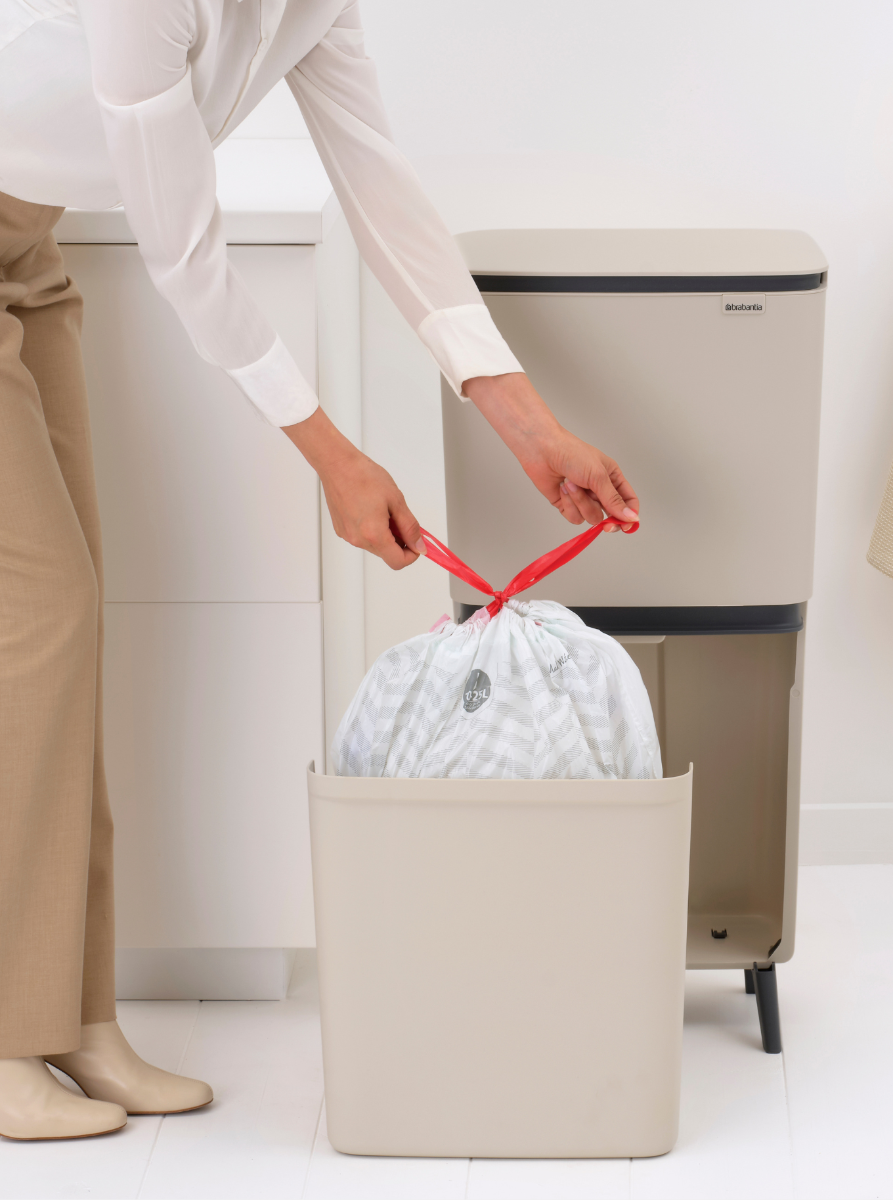 SortUp Recycle Prullenbak Hi, 20 25 liter - Soft Beige