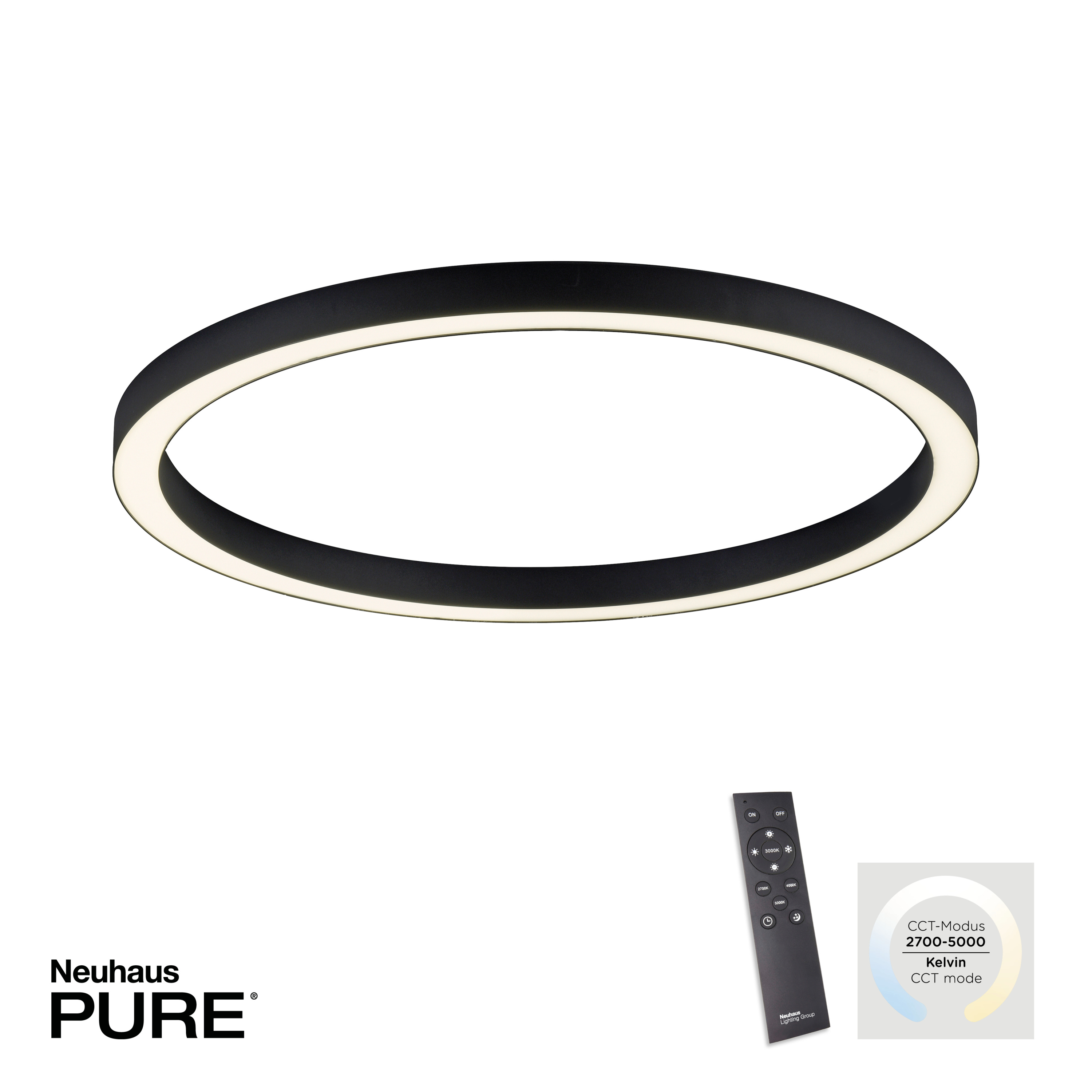 Deckenleuchte PURE LINES ROUND