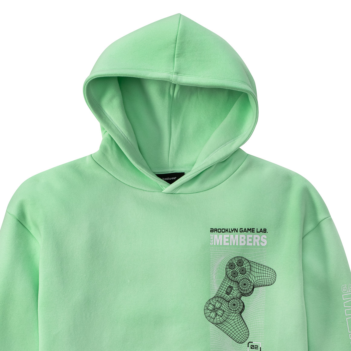 Beatwear Jungen Hoodie mit Print hellgrün