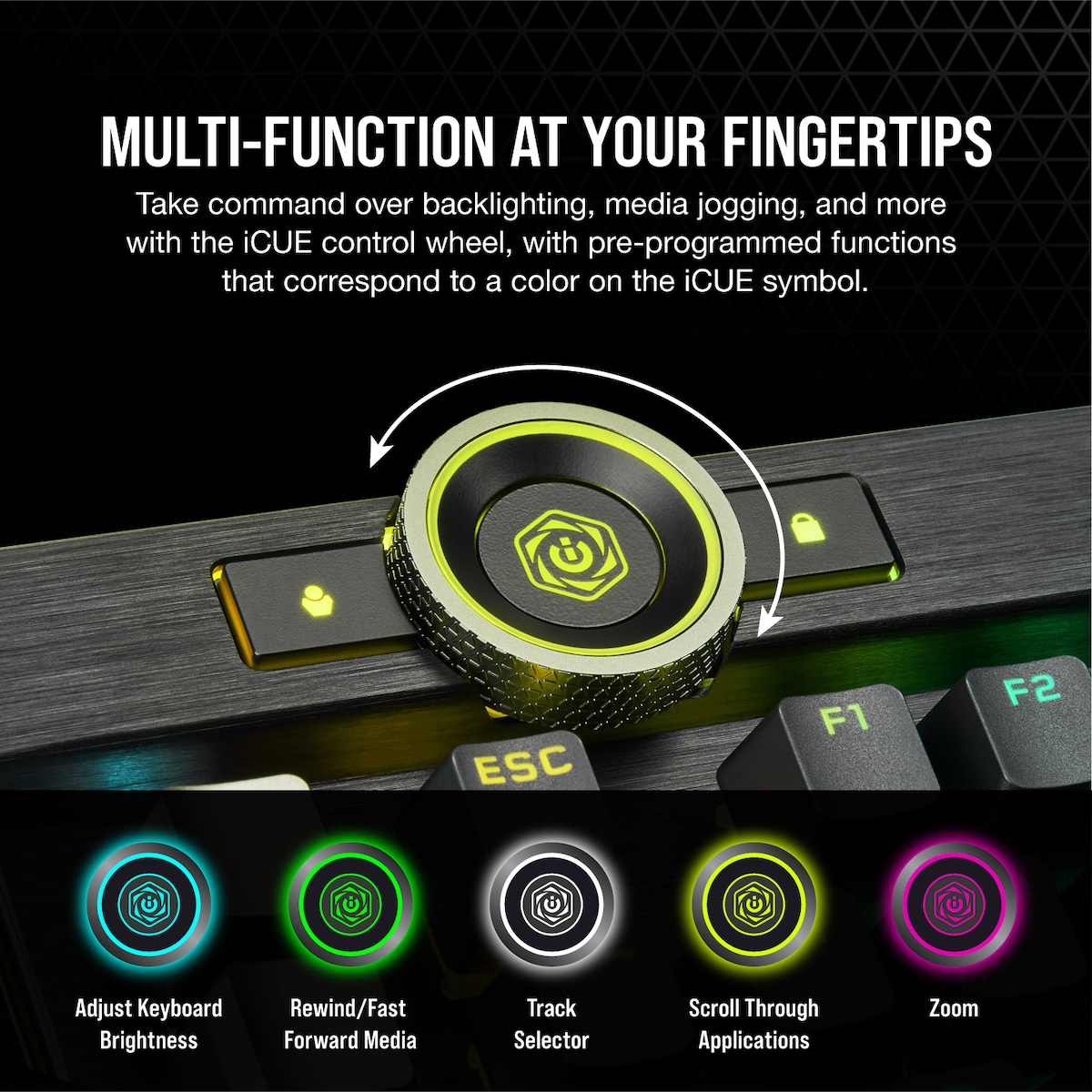 Corsair K100 RGB gamingtastatur