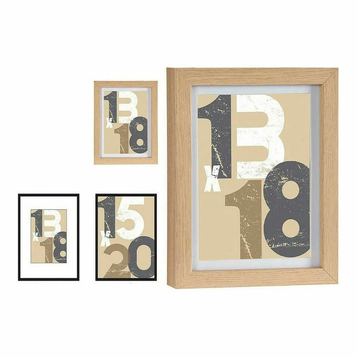 Gift Decor Porte photos mural Bois