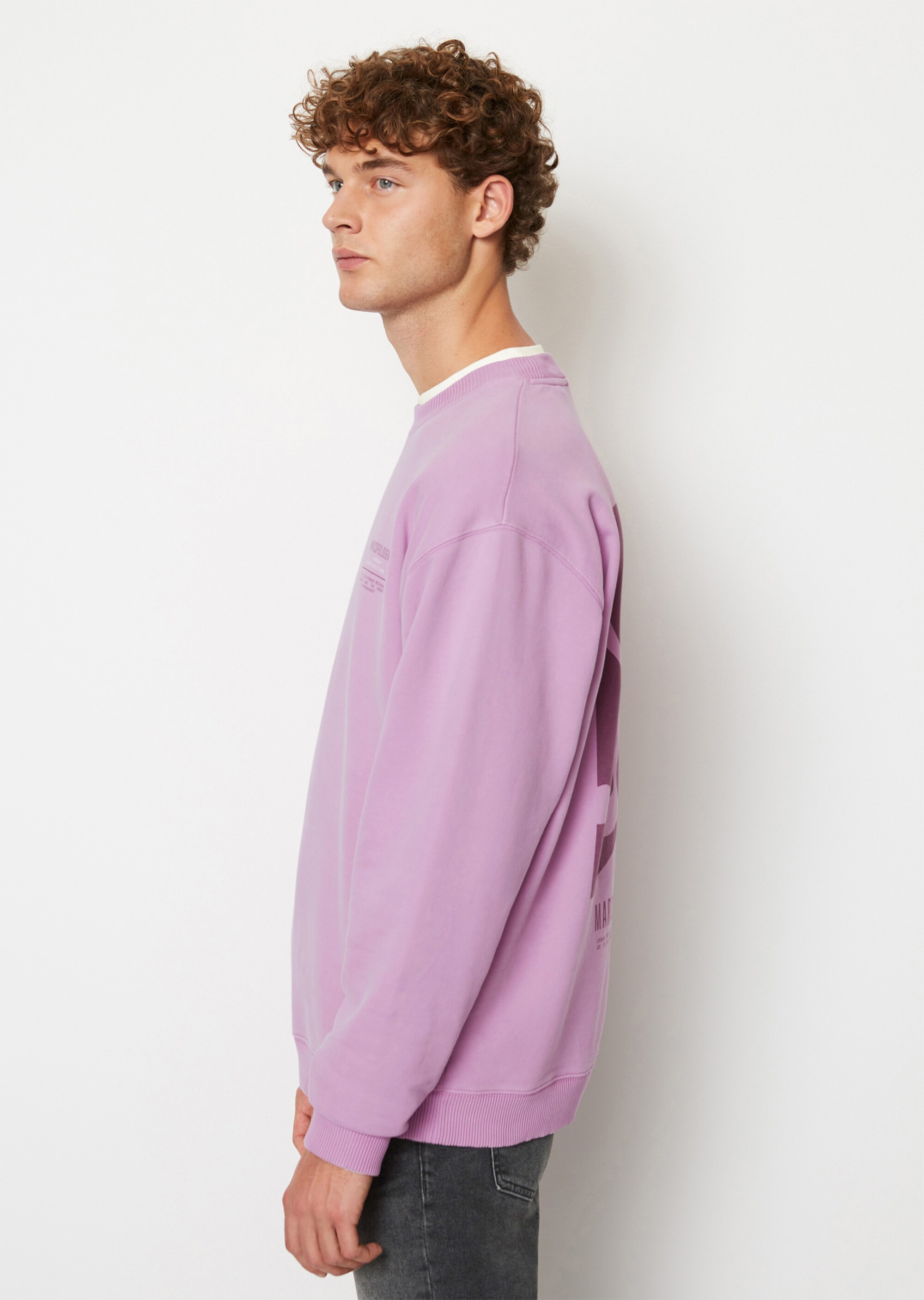 Sweatshirt relaxed mit Front- und Back-Print