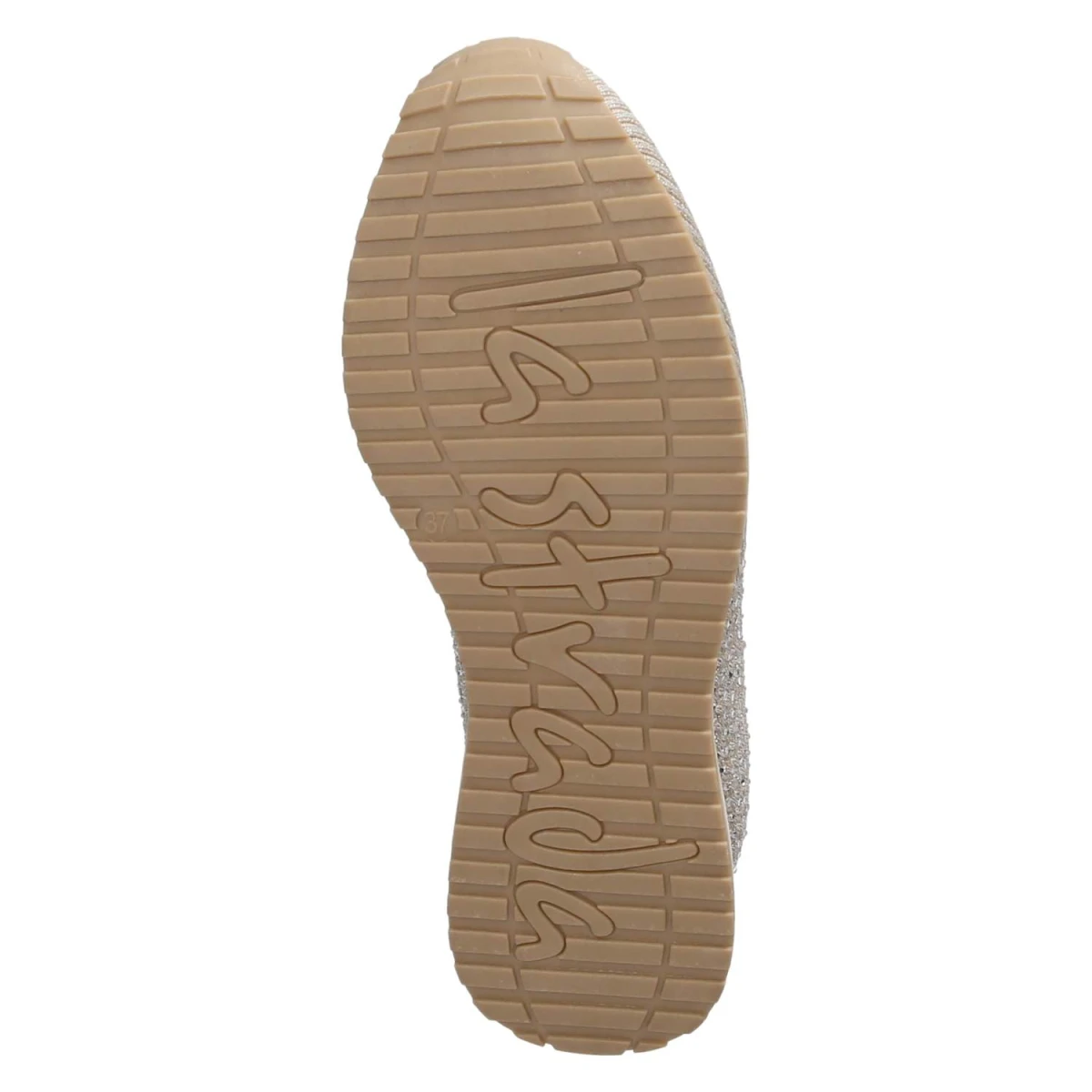La StradaLow Sneaker - Beige Silber