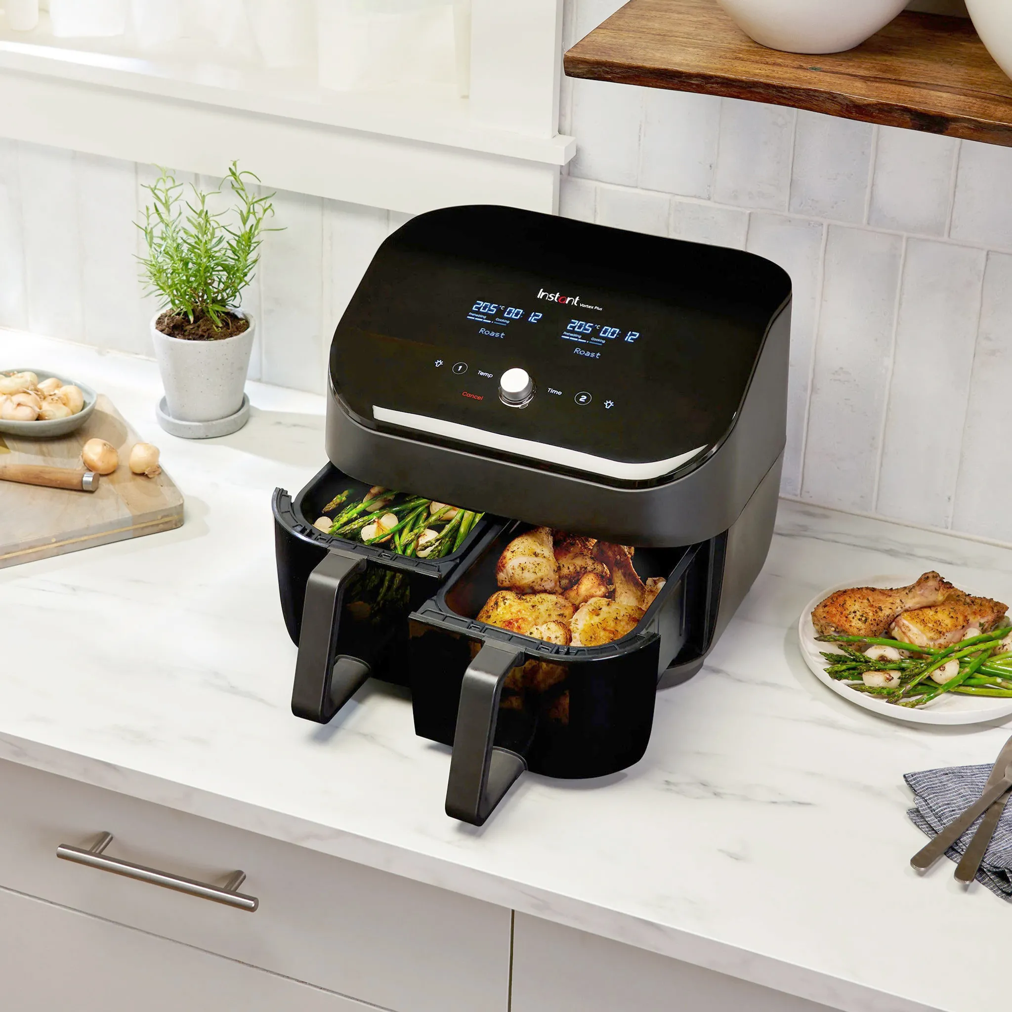 Instant Vortex Plus Dual ClearCook Airfryer