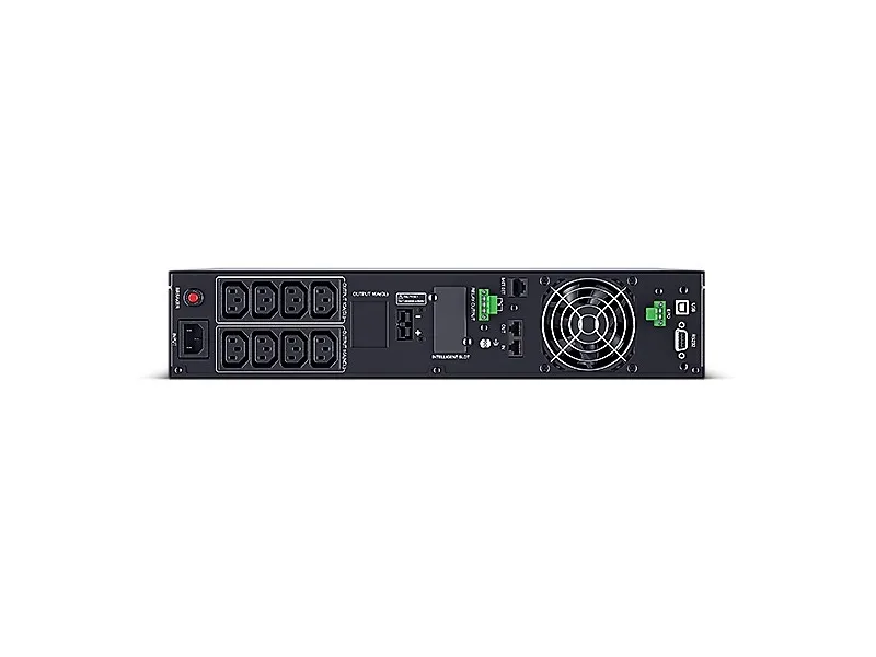 CyberPower Smart App Online S OLS2000ERT2Ua - UPS (stativ-monterbar / ekstern) - AC 230 V - 1800 Watt - 2000 VA - 1-faset - 9 At - RS-232, USB - output-stikforbindelser: 8 - 2U - sort