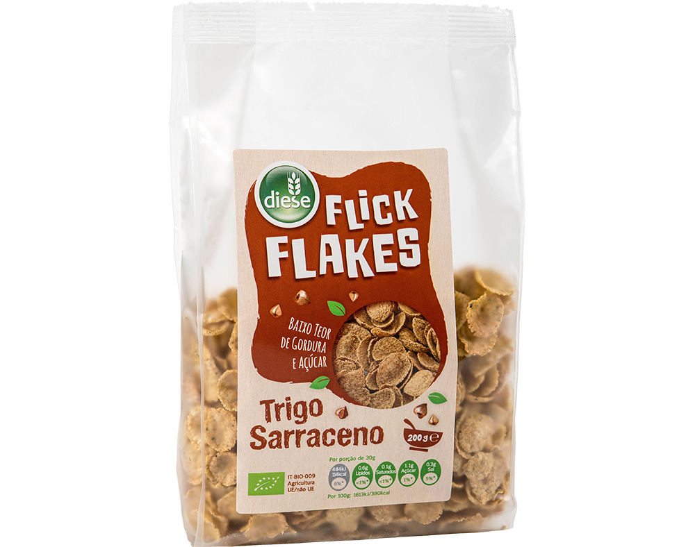 CEREAIS DIESE FLAKES TRIGO SARRACENO BIOLÓGICO 200G