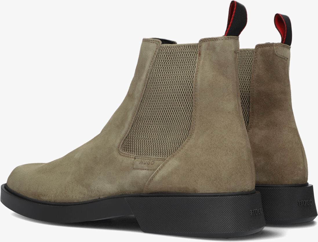 HUGO beige hugo chelsea boots iker
