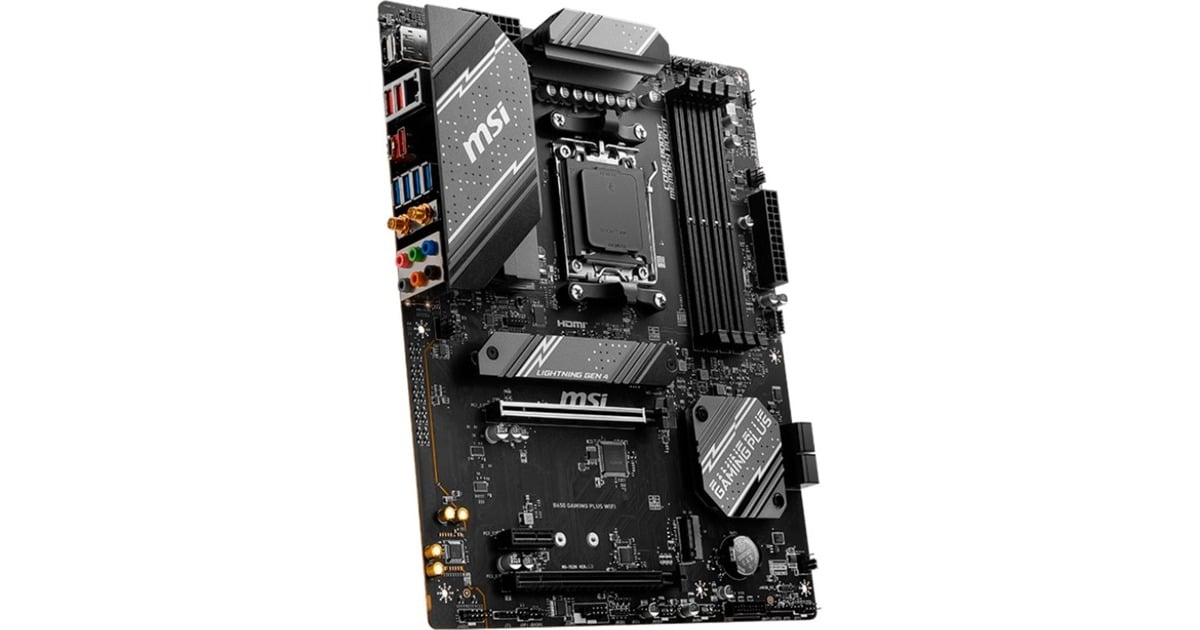 MSIB650 GAMING PLUS WIFI socket AM5 moederbord  (Zwart, RAID, 2,5Gb-LAN, WLAN, BT, Sound, ATX, Tweedekans)