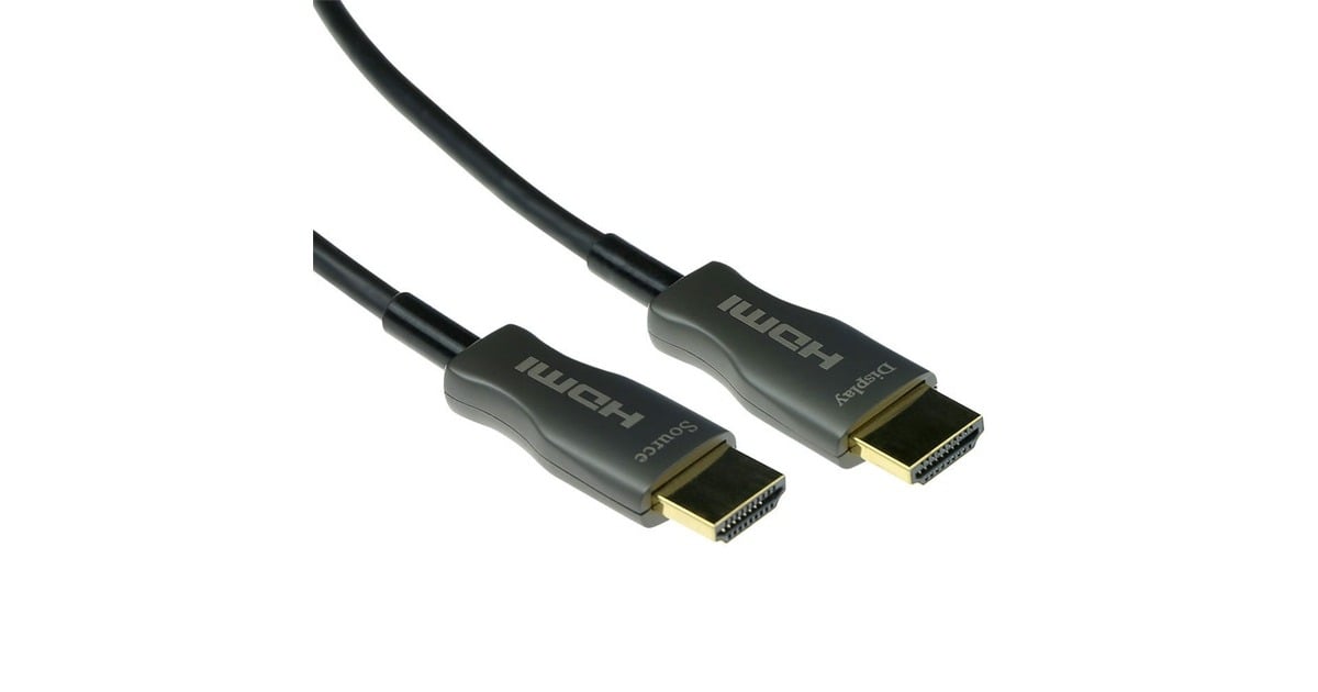 ACT ConnectivityHDMI Premium 4K Active Optical Cable v2.0 HDMI-A male - HDMI-A male, 30 meter  kabel  (Zwart)