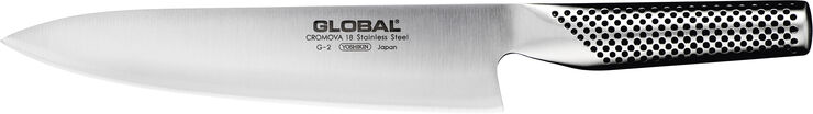 Global G-2 chefkniv 32,5 cm. Mat stål