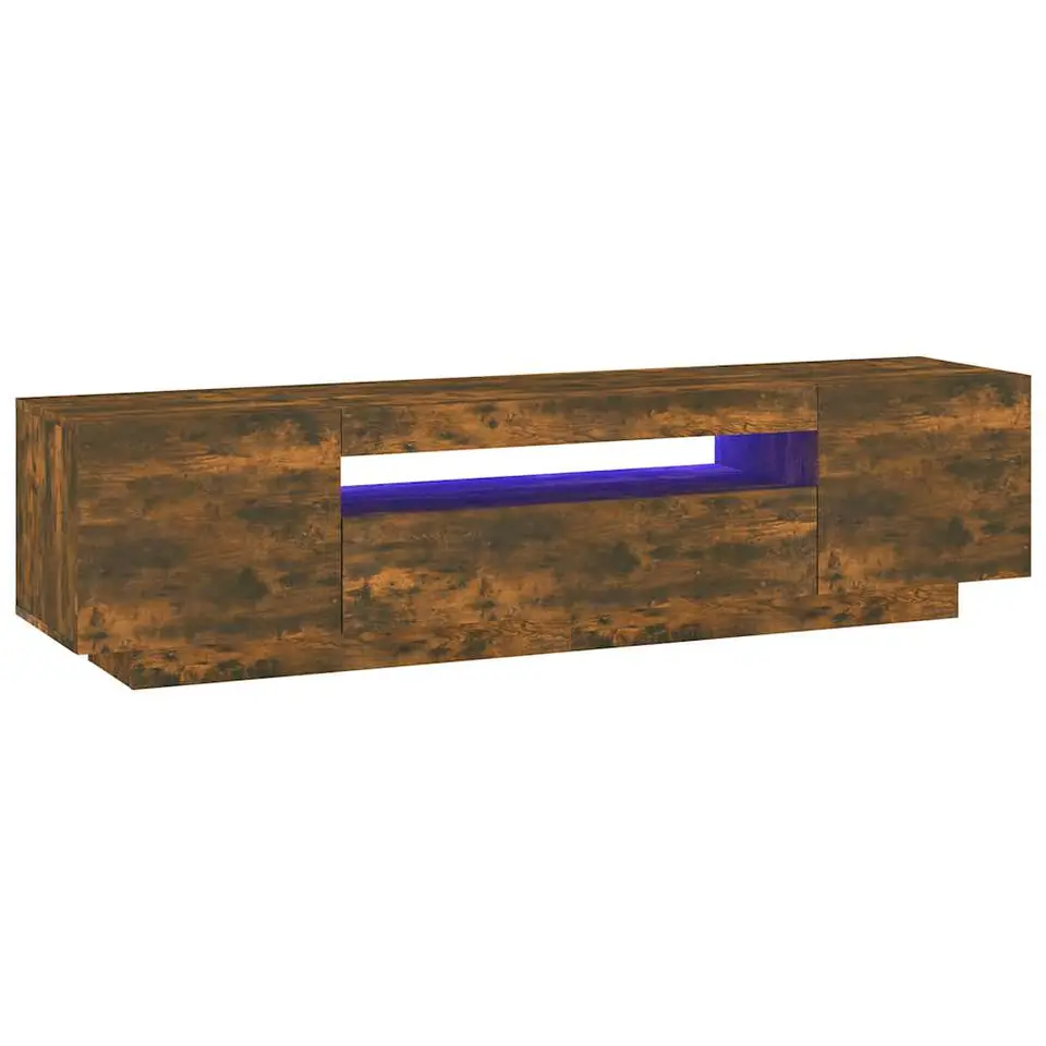 vidaXL - Tv-kast - Bruin - Bewerkt hout