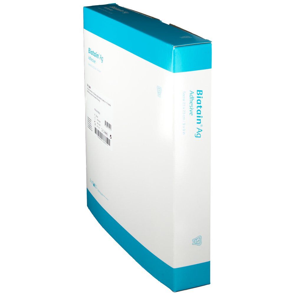 BIATAIN® Ag Schaumverband mit Silber selbst-haftend 23x23cm