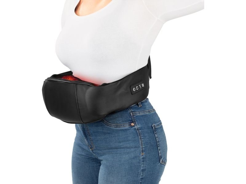 VITALmaxx Nacken-Massagekissen 12 V, Schwarz Shiatsu-Massagegerät
