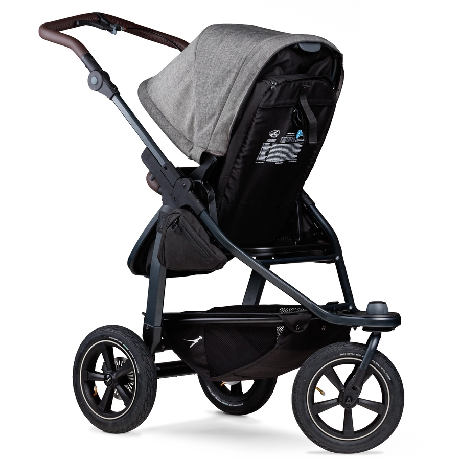 tfk Kombikinderwagen Mono 2 mit Luftrad premium grau