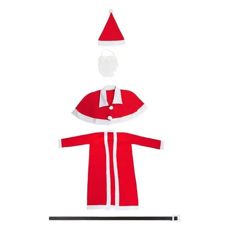 Idena Weihnachtsmann-Kostüm, 5-teilig