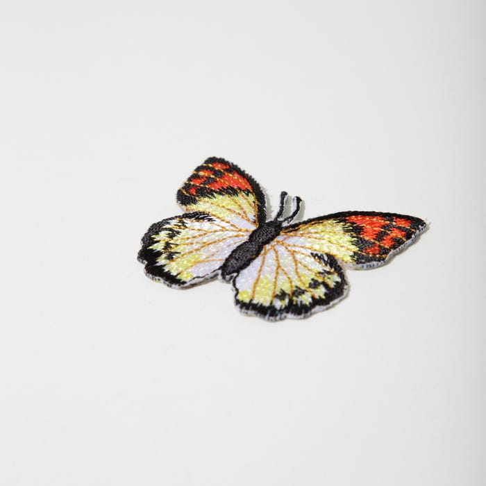 Atelier Veritas-Patch vlinder glitter 4,5x5cm
