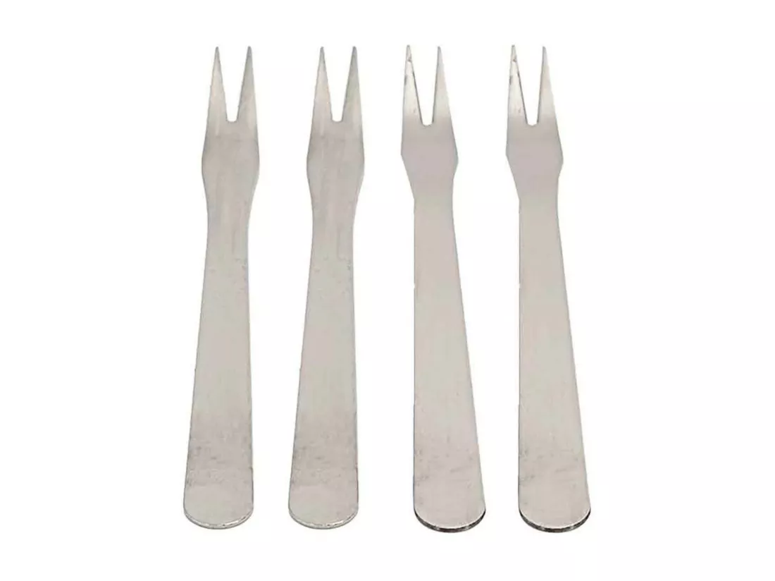 Lot de 4 Fourchettes à Escargot 