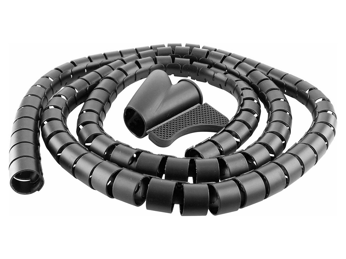 Schwaiger kabelspiraal - black