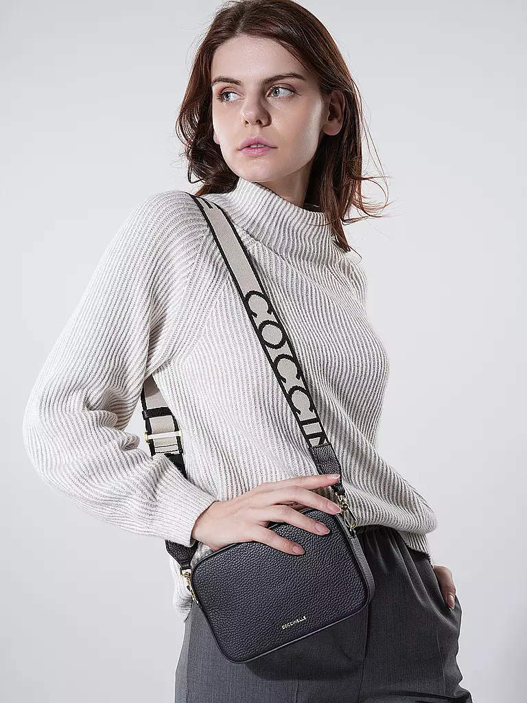 COCCINELLE Ledertasche - Mini Bag TEBE schwarz