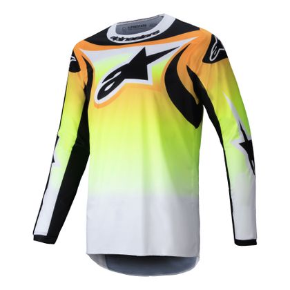 Maillot cross Alpinestars FLUID - WURX 2025 - Jaune / Noir