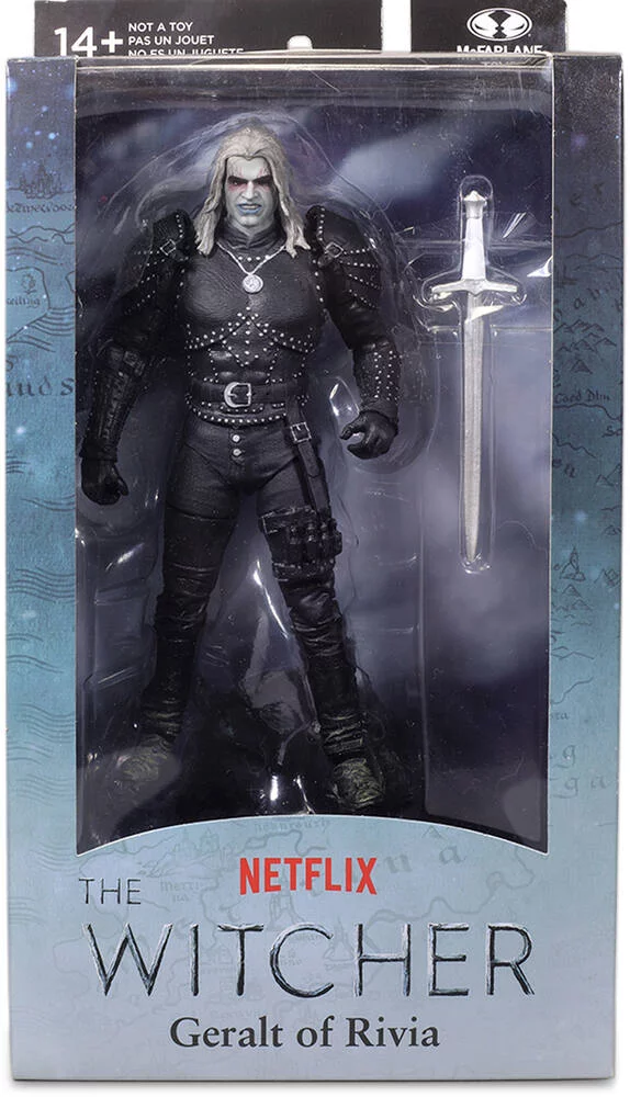 MCFARLANE FIG. 18 CM - GERALT DE RIV MODE SORCELEUR - THE WITCHER S.2 NETFLIX