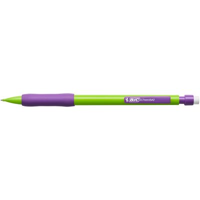 BIC Matic Fun - Pack de 4 porte mines format spécial - HB - 0,7 mm - couleurs assorties