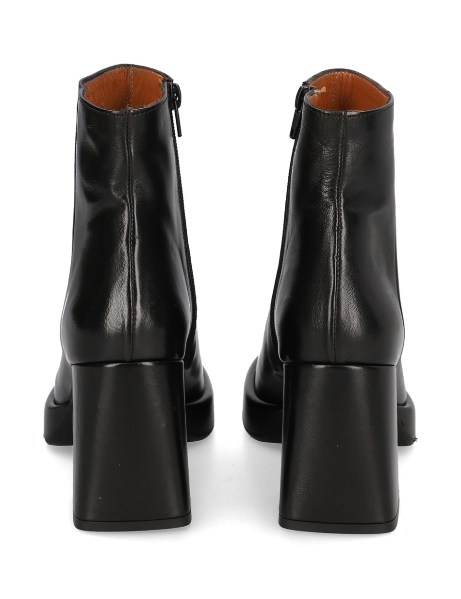 Glattleder Stiefelette