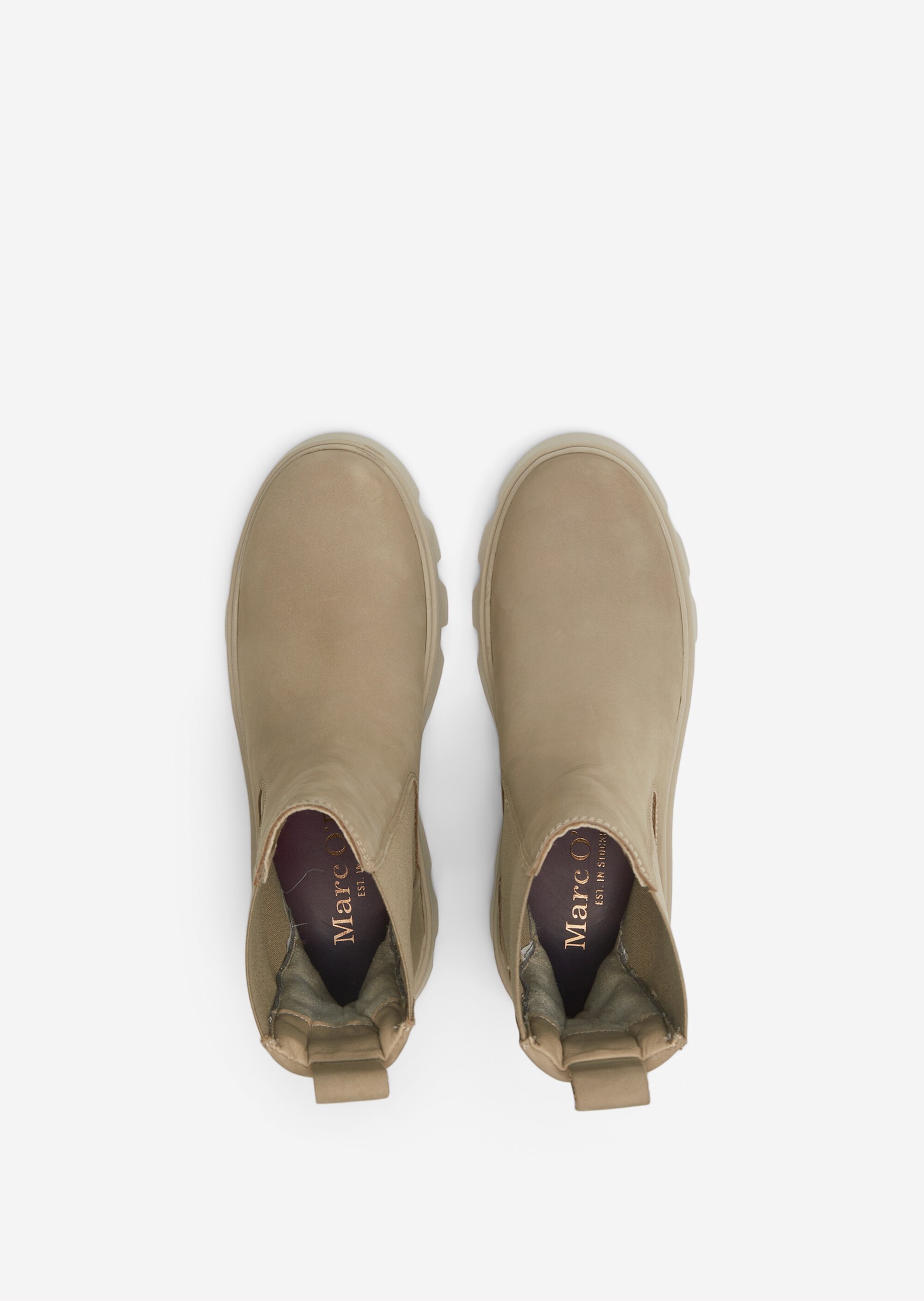 Chelsea-Boot aus feinem Nubukleder