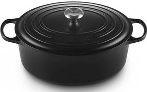 Braadpan Le Creuset Signature Ovaal Mat Zwart 33 cm