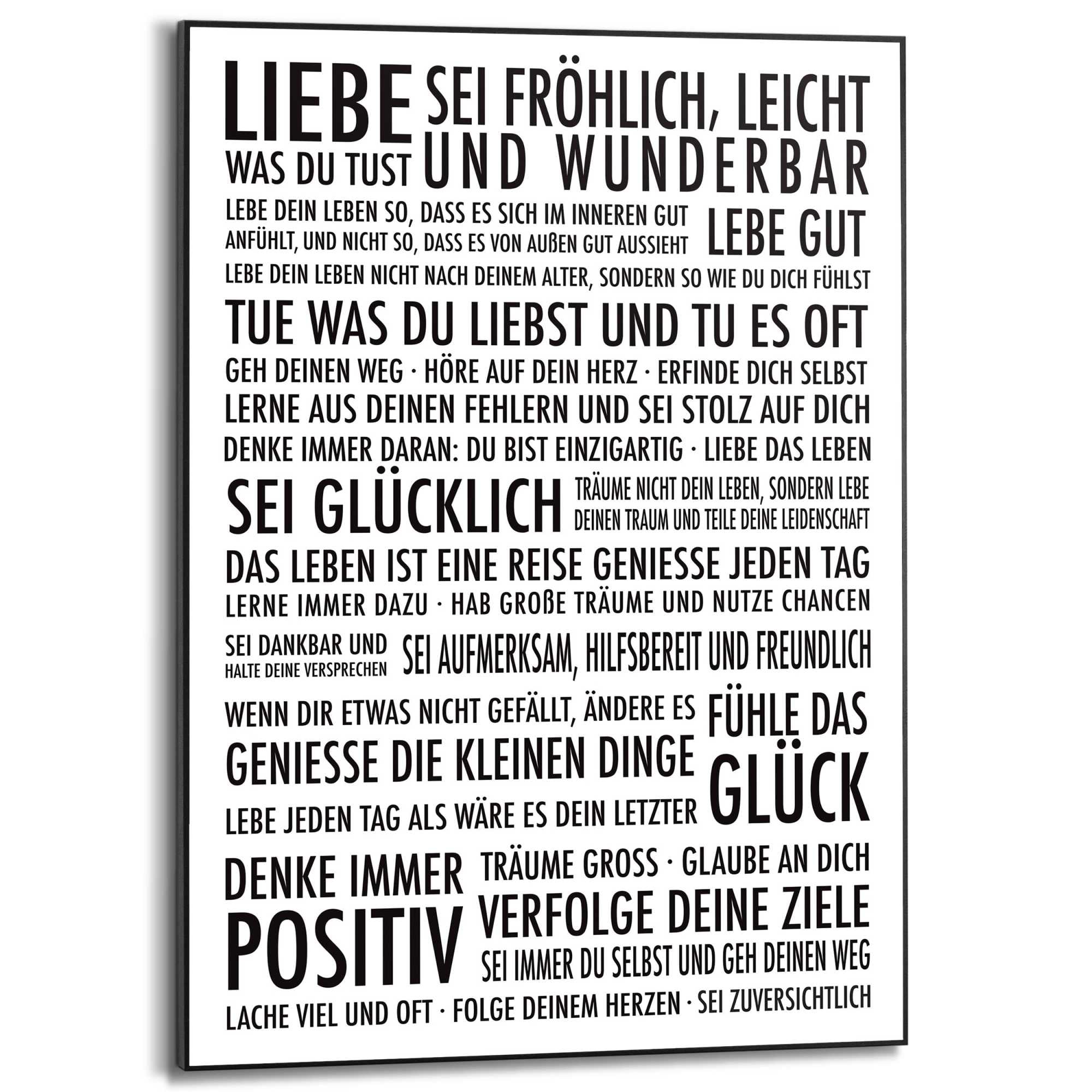 Reinders! Poster »Positiv Leben«