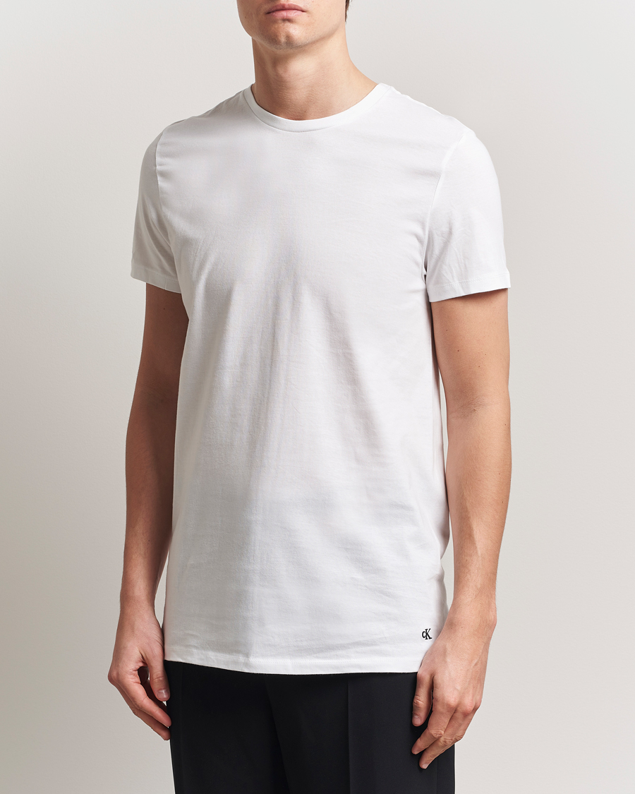 Calvin Klein 3-Pack Cotton Crew Neck T-Shirt White