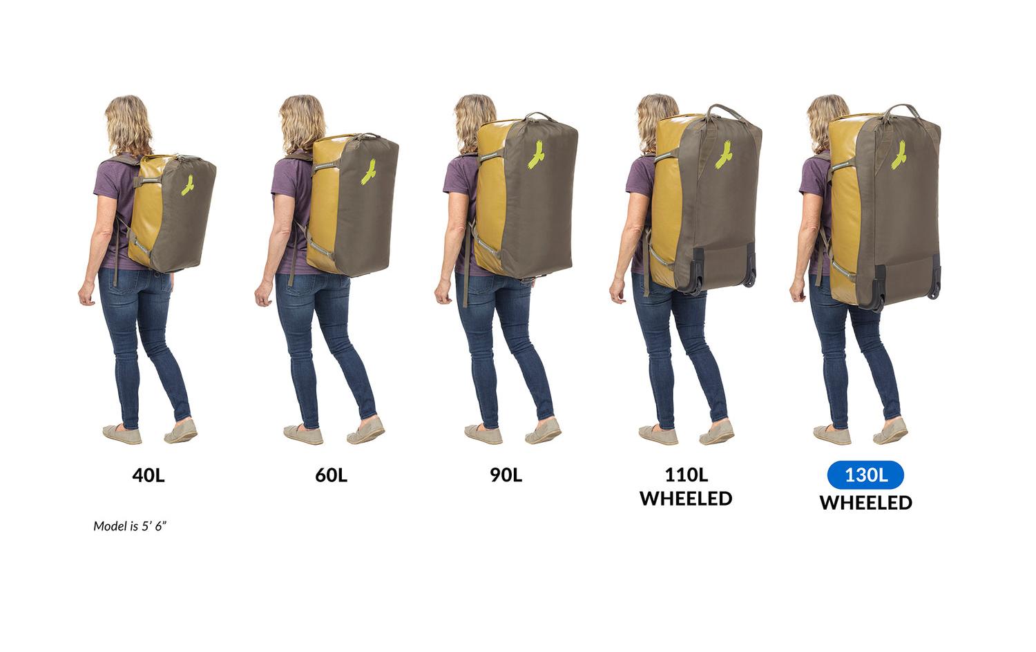 Duffle Bag Migrate Wheeled 130 l<br>Umweltfreundliches Duffelbag