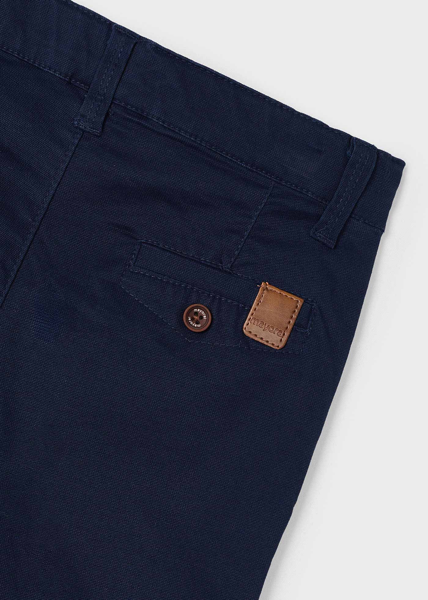 Calças de piqué azul-marinho Better Cotton para meninos