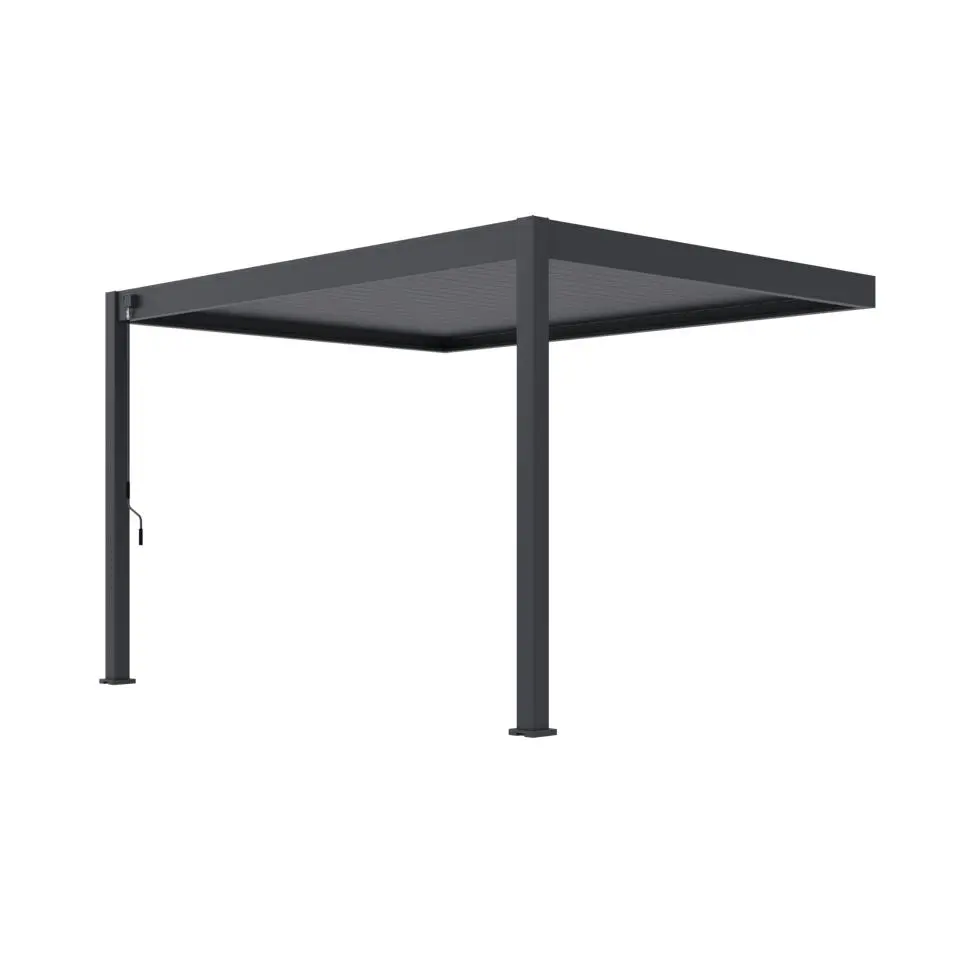 Orion Deluxe overkapping muur 300 x 400 cm antraciet