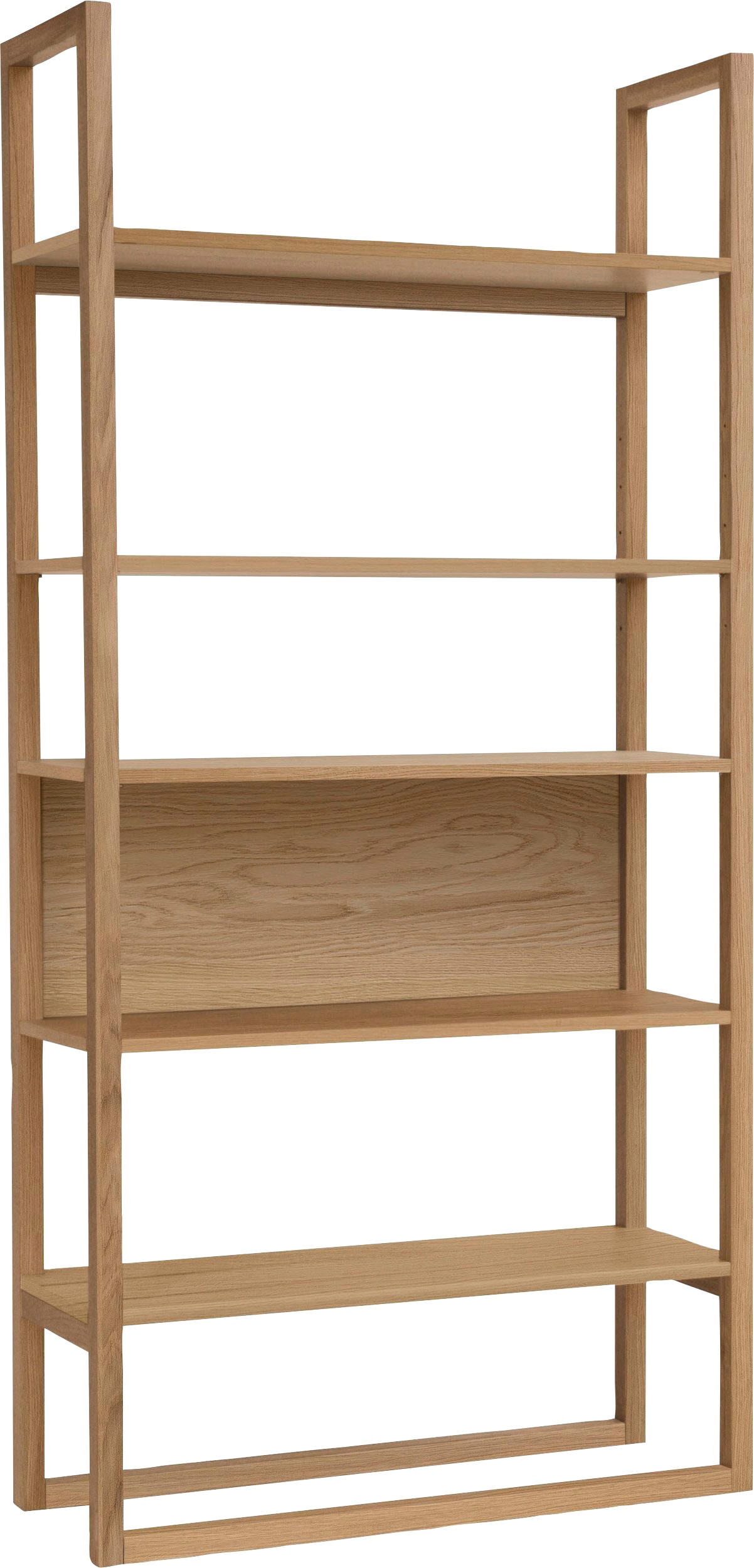 Woodman Bücherregal »New Est« im skandinavischen Design, Gestell aus massiver Eiche, FSC®