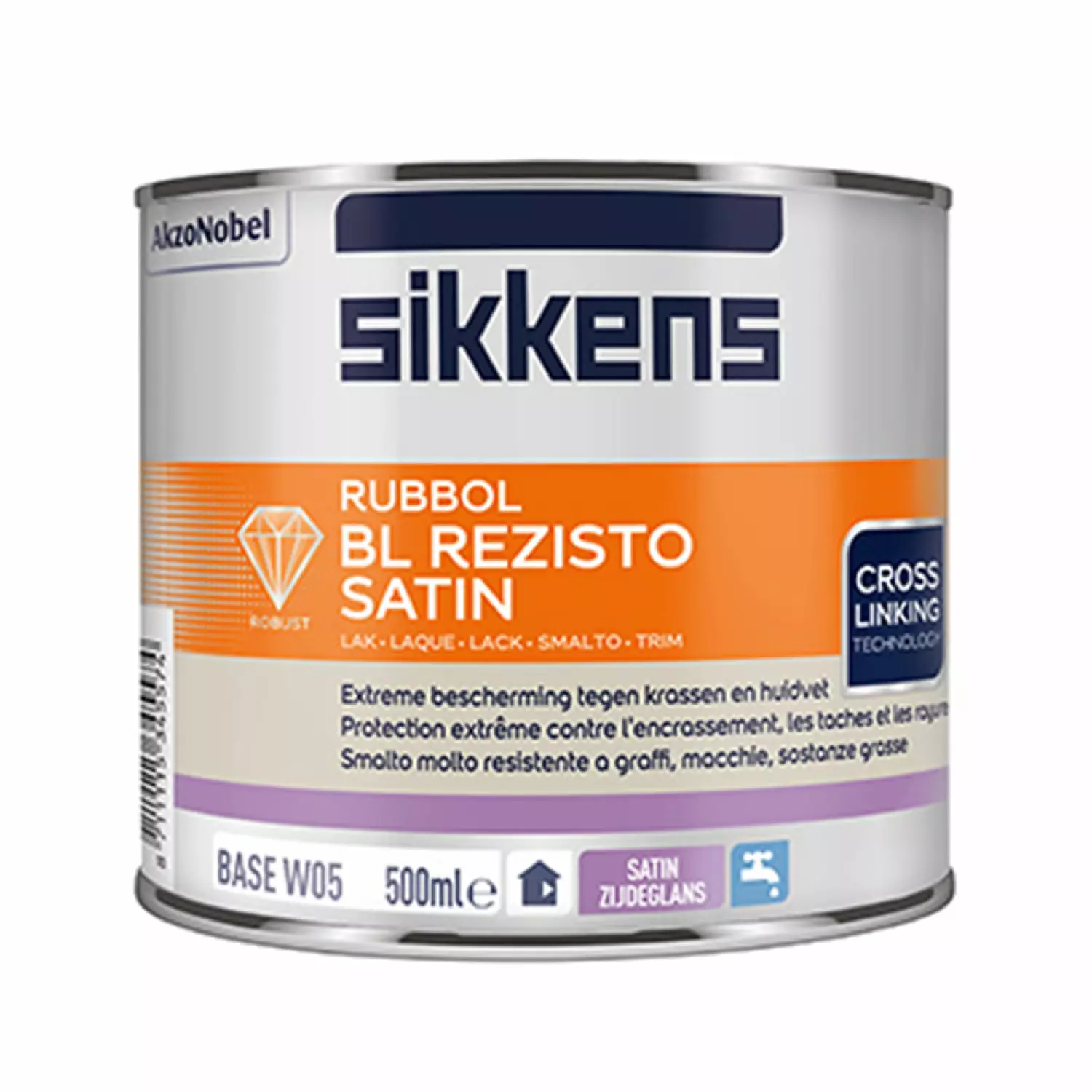 Sikkens Rubbol BL Rezisto satin - op kleur gemengd - 0,5L