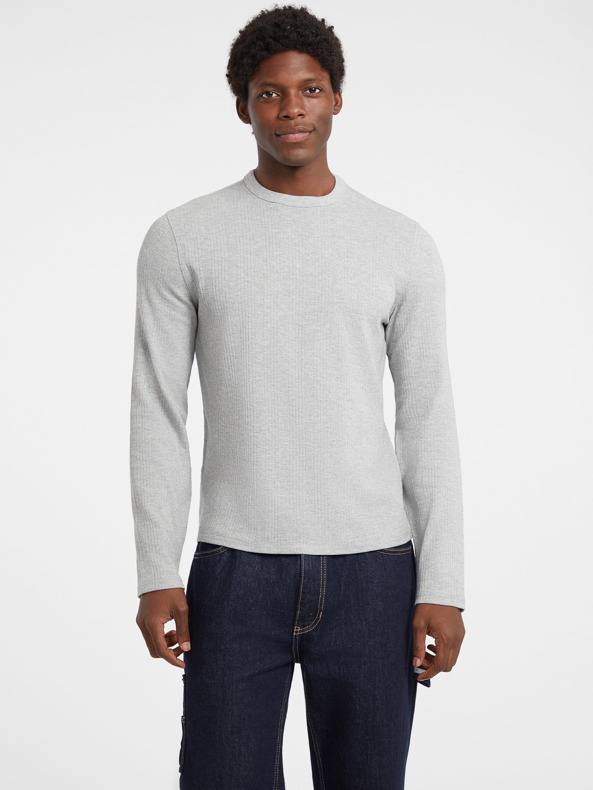 Camiseta Slim Variegated Rib