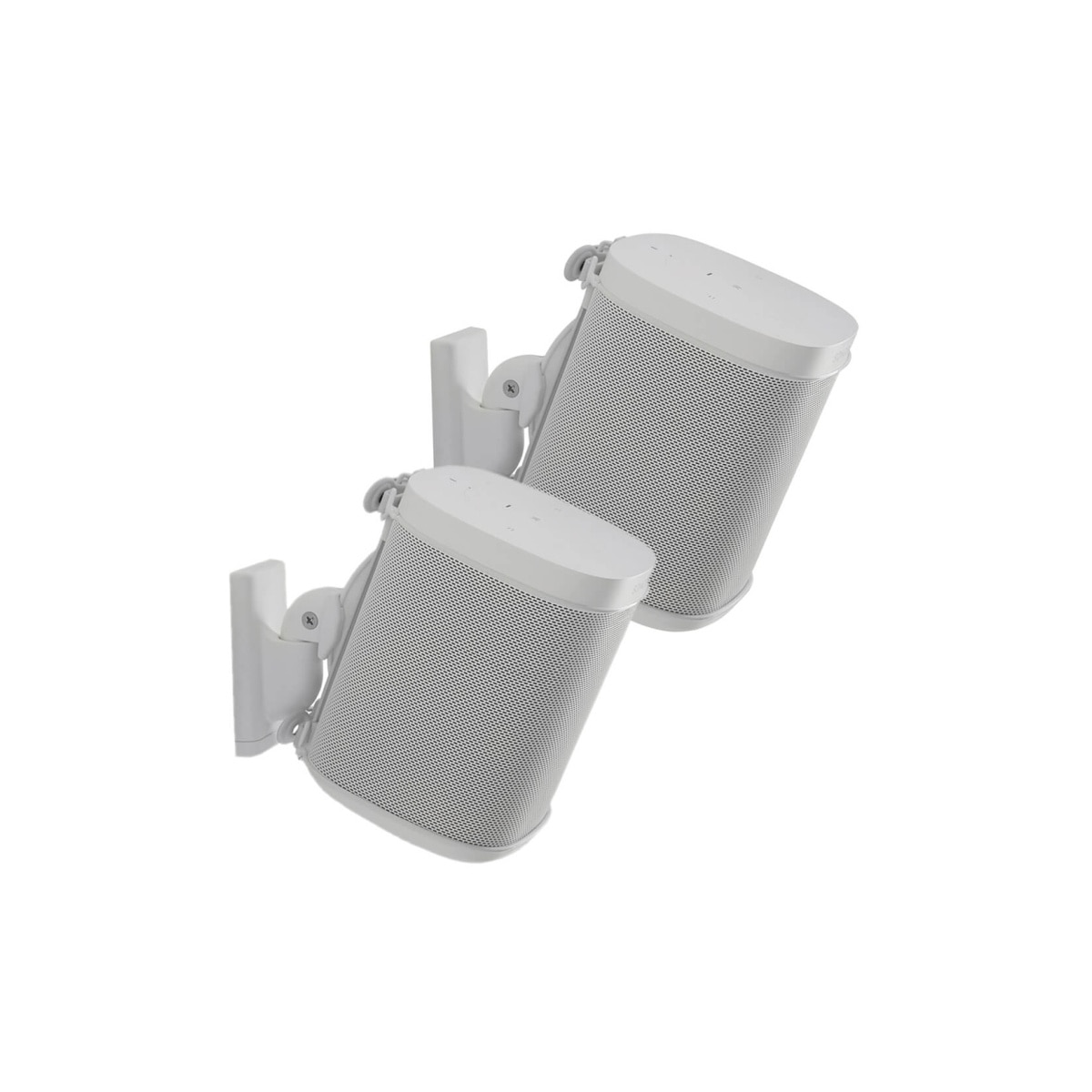 SANUS Wall Mount for Sonos One SL Play:1 Play:3 Pair White
