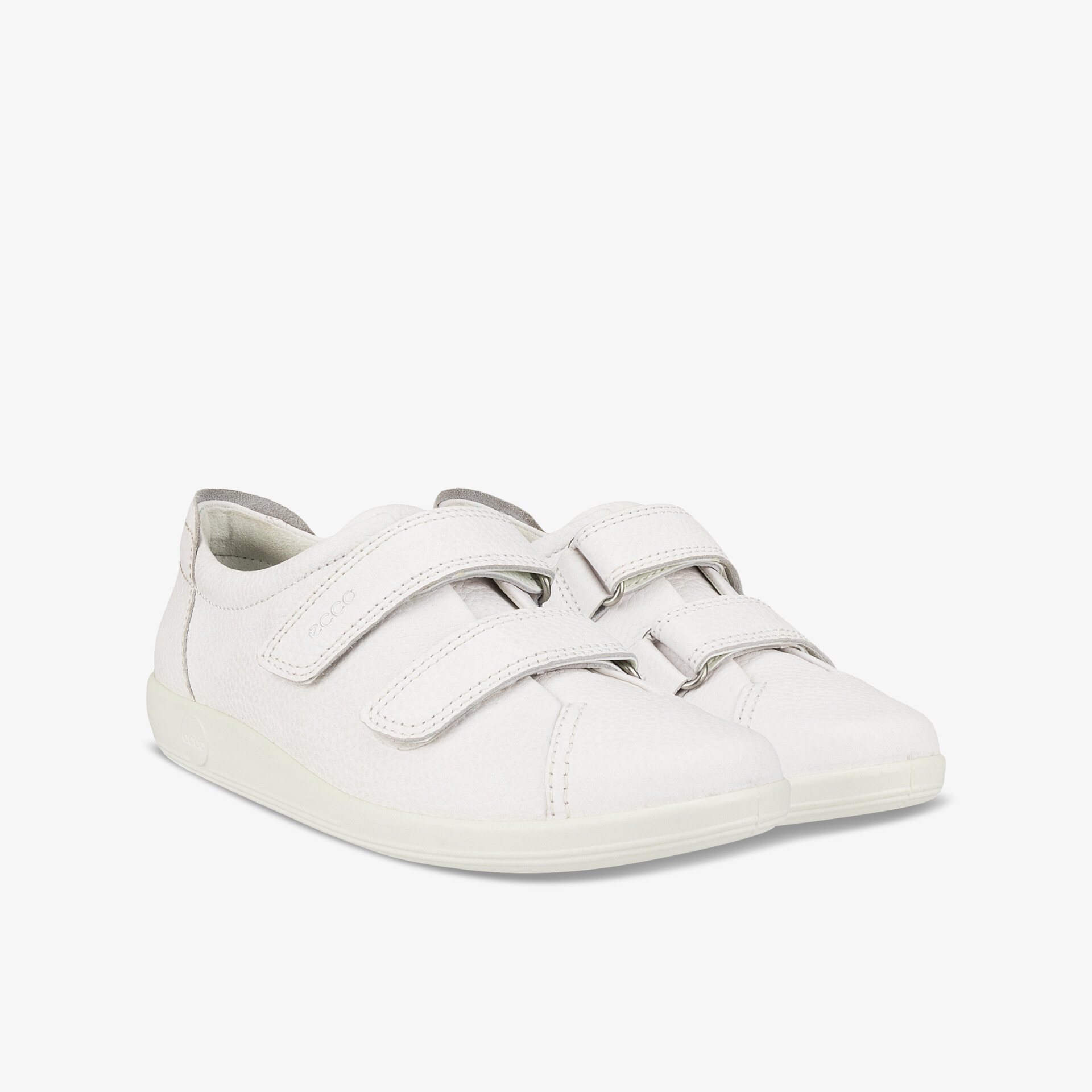 ecco Soft 2.0 Damen Slipper weiß