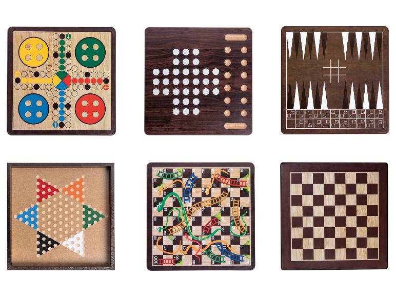 10-in-1 houten spellendoos