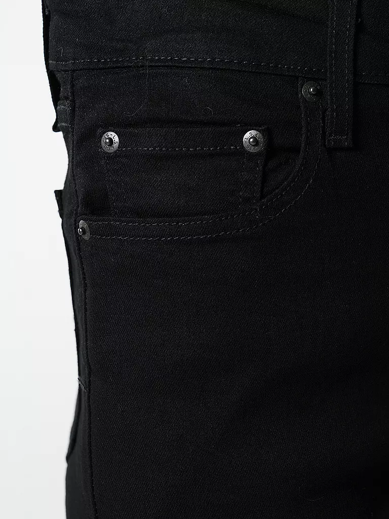 LEVI'S® Jeans Skinny Fit 721 HIGH RISE SKINNY MIDNIGHT schwarz