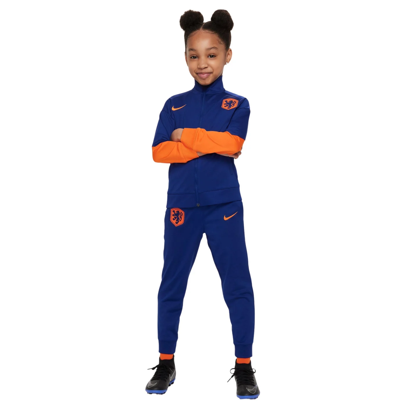 Nike Nederland Strike Trainingspak Full-Zip 2024-2026 Kleuters Blauw Oranje